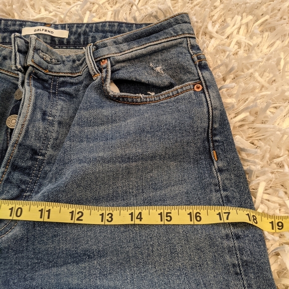 GRLFRND 'Grace' Distressed Button Fly Jeans Sz 28 - Picture 5 of 7